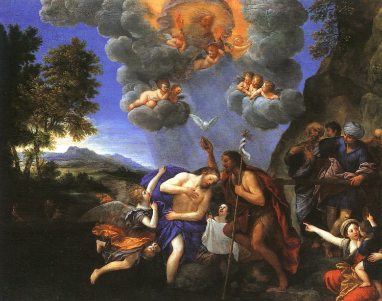 Albani Baptism of Christ ca 1640